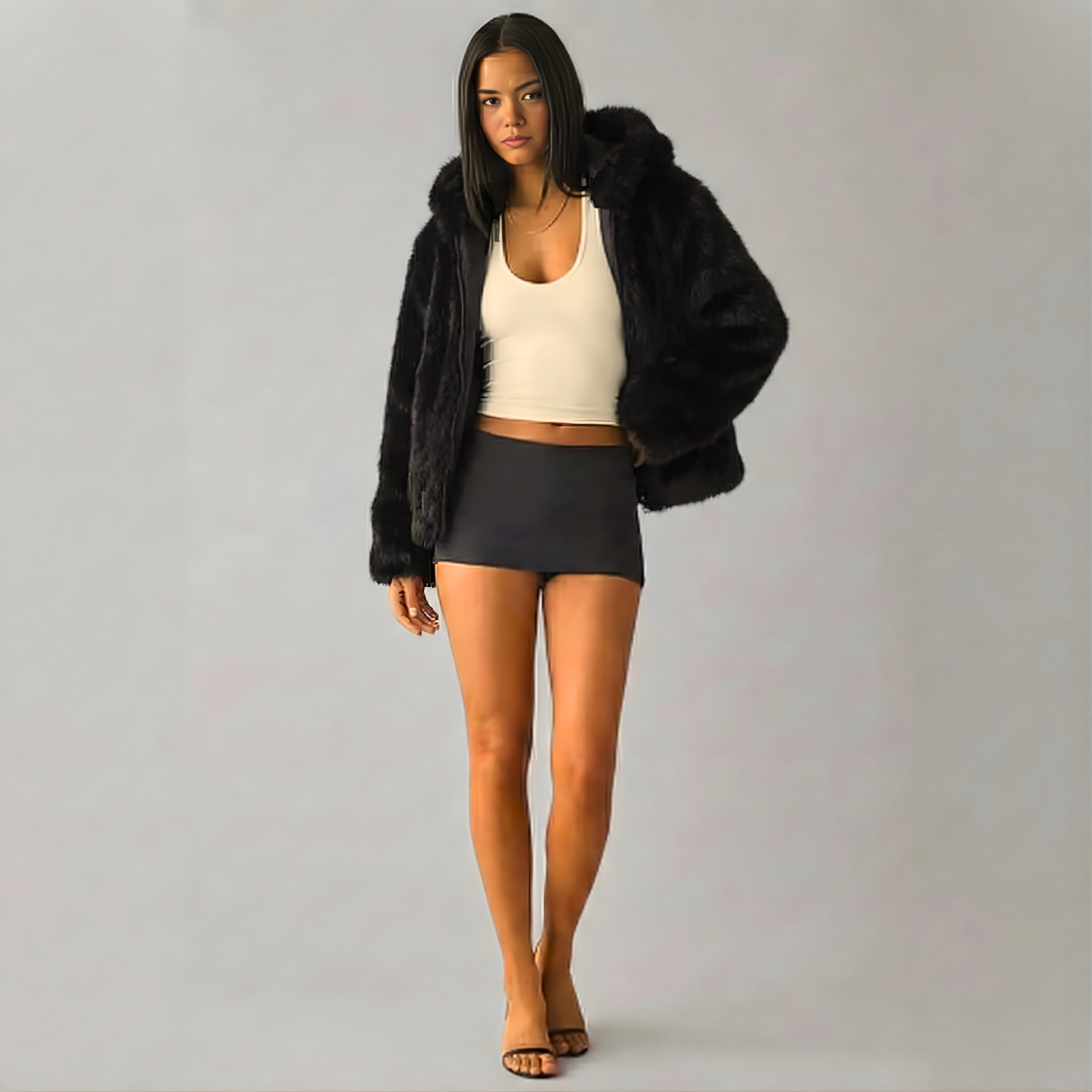 Luné Milano - Faux Fur Coat